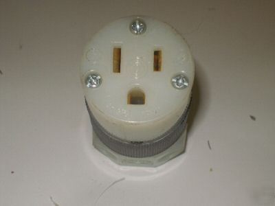 Used hubbell HBL5269C 5-15R 15A 125V receptacle