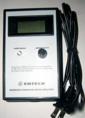 Wideband powerline noise analyzer by entech monster