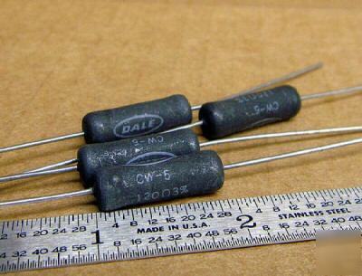 120 ohm 3% @ 5W wirewound dale power resistors (25PCS)