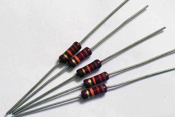 25) 12K ohm 1/2W piher hi-q carbon film resistors 5%
