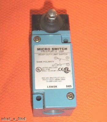 New honeywell microswitch LSW3K heavy duty switch nnb