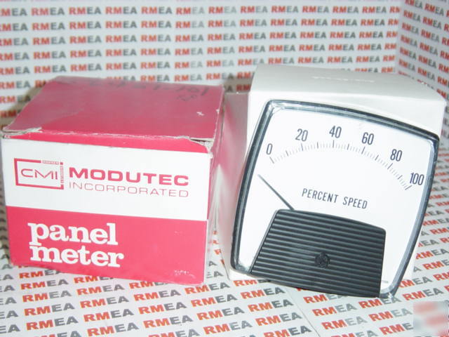 New modutec panel meter percent speed 0-100 
