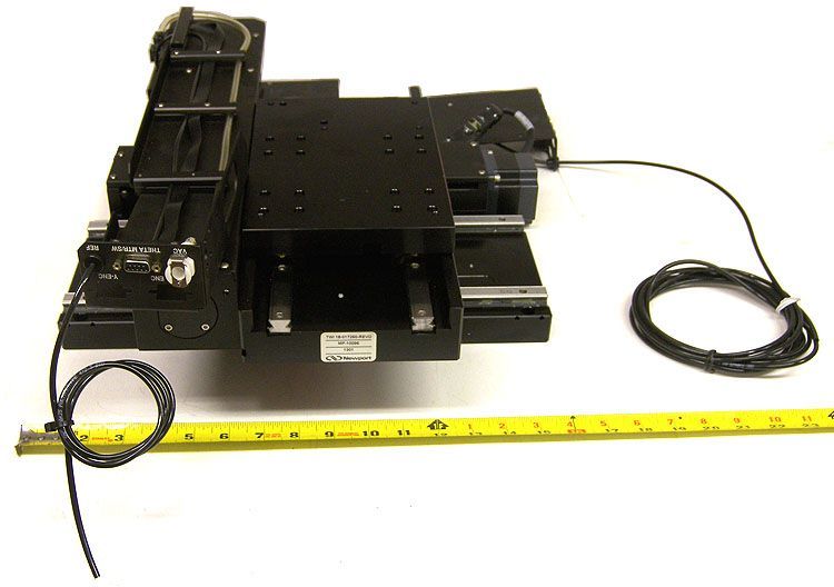 New port motorized x-y linear positioning stage assembly