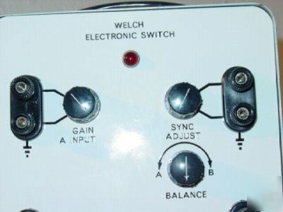 Welch electronic switch - model # 2141D - 115V/60HZ