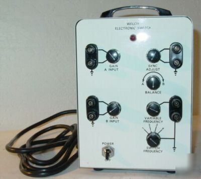 Welch electronic switch - model # 2141D - 115V/60HZ