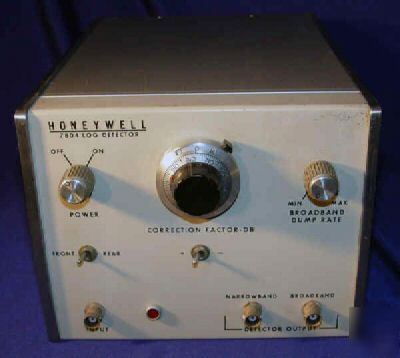 Honeywell 7804 log detector