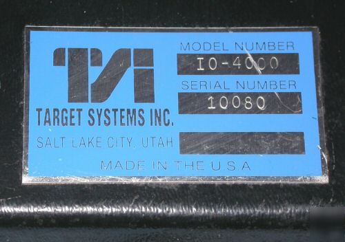 Tsi io-4000 i/o box for series 4000 gauge system 