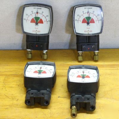 4 dp vacuum pressure gauges +/- 30 psi 2 bar nice 