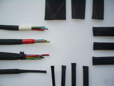 Expandable braided polyester sleeving 30MM for cables