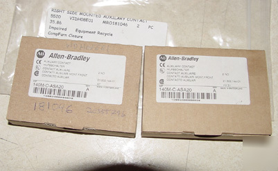 New 2PC allen bradley auxillary contact in box 