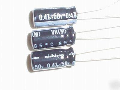 New 600PCS nichicon 50V .47UF uvr radial capacitors 