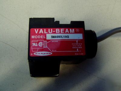 Banner valu-beam m/n: SMA990LVAG - used - tested
