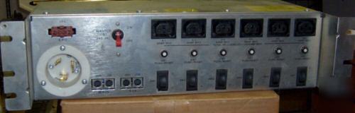 Jeta pdu-1P5606-1 power supply in: 200-240VAC 24A 50/60