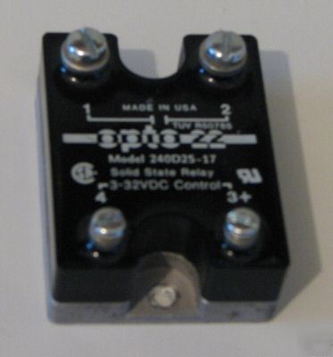 Opto 22 solid state relay 25 amps.