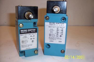 2 heavy duty limit switches