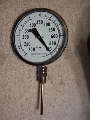 Ashcroft temperature gauge 200 - 700 degrees