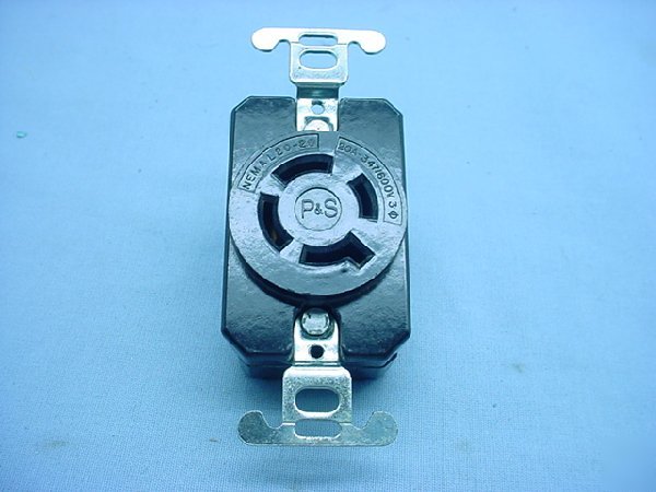 Leviton L20-20 locking receptacle 20A 347/600V 72020-fr