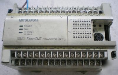 Mitsubishi melsec plc fxon-40MT. source 85 to 264VAC