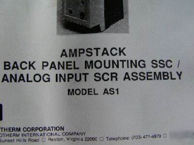 Eurotherm analog input scr assembly 50 amp 240 volt