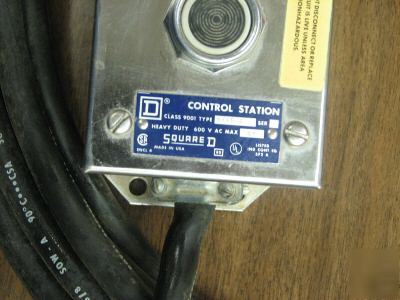 Square d control station with 30' leads