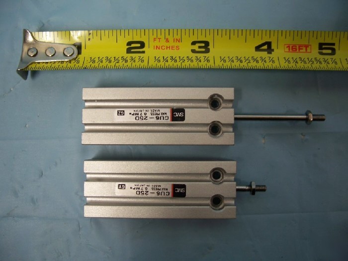 15 pc lot of smc CU6-25D metric linear actuators 