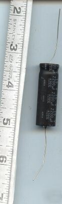 2200UF / 16VOLT electrolytic capacitor 50 lot axial