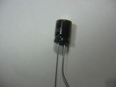 220UF 10VOLT radial capacitors