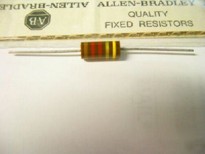 47 pcs- 330 ohm, 1 watt, 5% allen bradley cc resistors