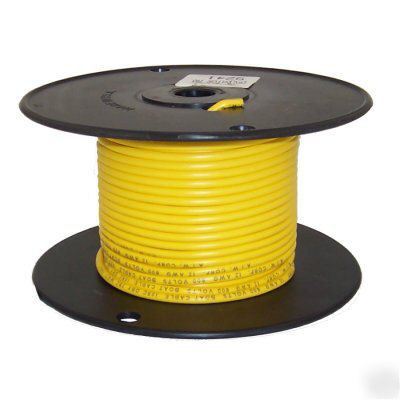 New 100FT 12AWG yellow boat / marine cable wire 