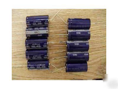 New 10PCS 450V 100UF nichicon axial capacitors 