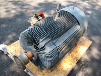 General electric tefc motor ge 125 hp 710 rpm fr. 449LL