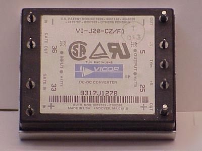 Vicor vi-J20-cz/F1 36V- 5V dc-dc converter