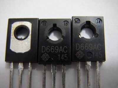 200PCS, npn 2SD669C / 2SD669 transistor to-126