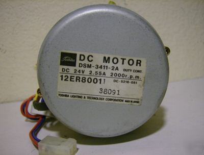 24V dc toshiba electric servo motor dcm-3411-2A 