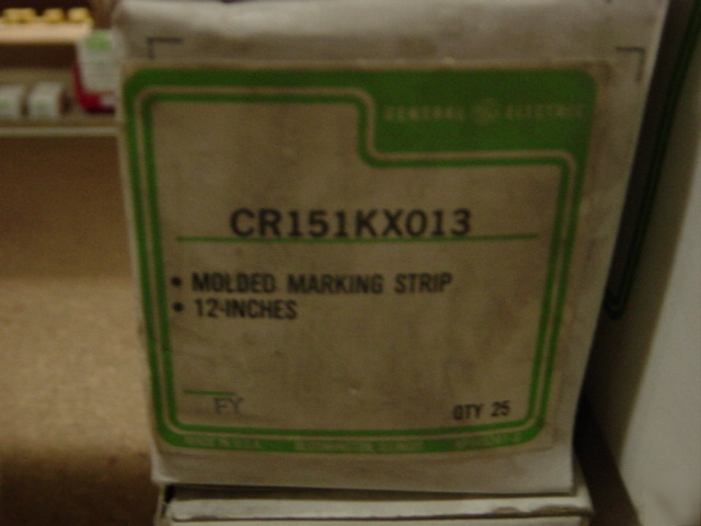 Ge CR151KX013 molded marking strip 12-inches