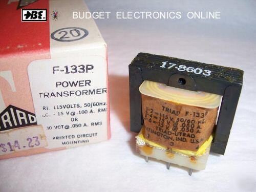 New triad f-133P pc mount power transformer ( in box)
