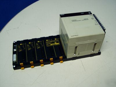 Omron cpu rack C200H-BC051-V2 power supply C200H-PS221