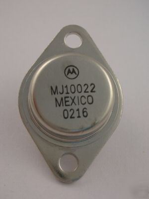 50, motorola npn power transistor MJ10022 250W T0-3