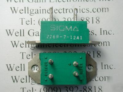 New sigma 226R-7-12A1 solid state relay 12A 120VAC 