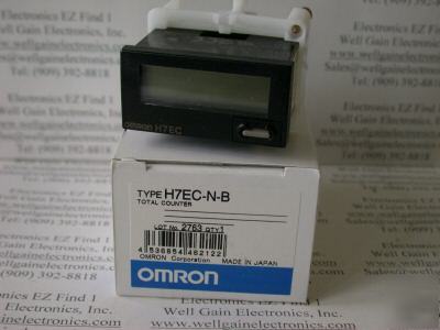 Omron H7EC -nfv-b 7DIG total counter self power + reset