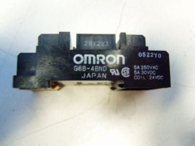 Omron relay & module m/n: G6B-4BND - used