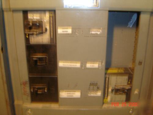 Used 600 amp square d service panel 1452-6 