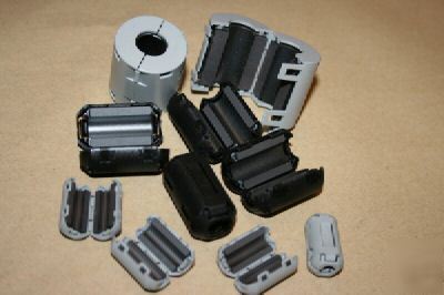 Kit of 3 sizes ferrite clamp noise supressors bargain 