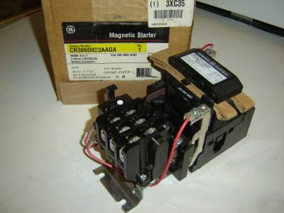 New * * general electric ge size 2 starter CR306DO23AAGA