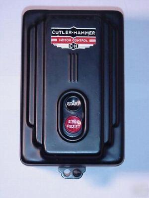 1939 art deco cutler-hammer motor control unused in box