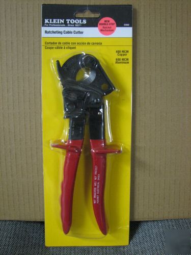 New klein #63060 ratcheting cable cutter *** dbl-step***