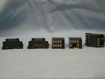 Omron relay socket, lot of 5, PTF14A 2XC09