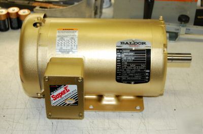 Baldor EM3558T super-e motor 2HP 208-230/460 vac 3PH 