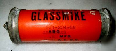 Glassmike high voltage capacitor .2UF 5000 wv dc