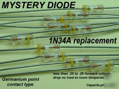 1N34A like germanium point contact mystery diodes 